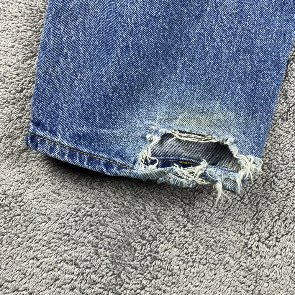 Levis 550 Relaxed Fit‎ Tapered Leg Jeans Mens 38x30 Blue Denim Vintage Y2K